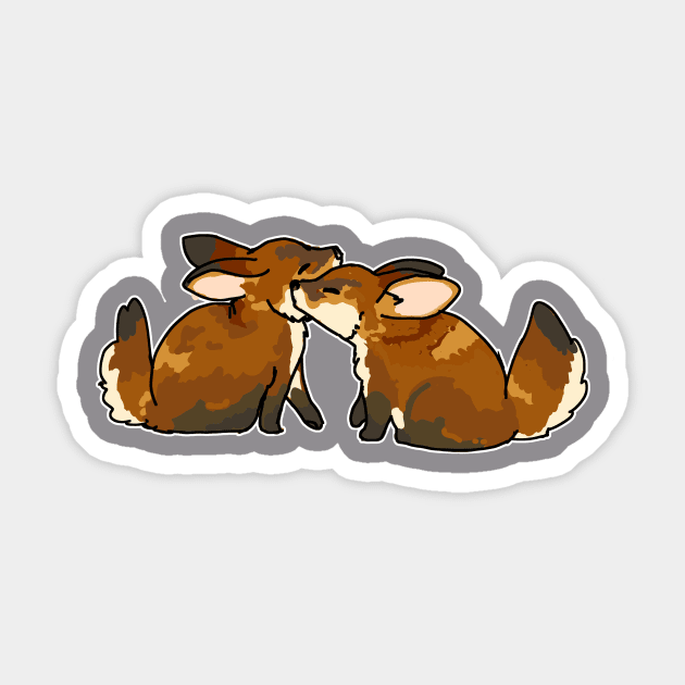 Hareoxes Sticker by jonesylium